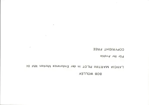 Ak Automobilrennfahrer Bob Wollek, Portrait, Martini Racing