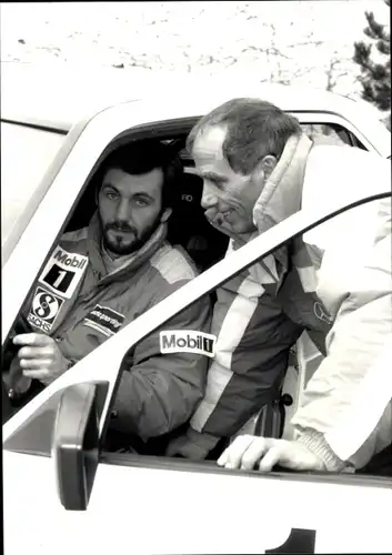 Foto Vertragsfahrer Harald Demuth, Teamchef Reinhold Fricker