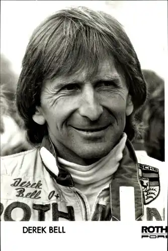 Ak Automobilrennfahrer Derek Bell, Portrait, Roth