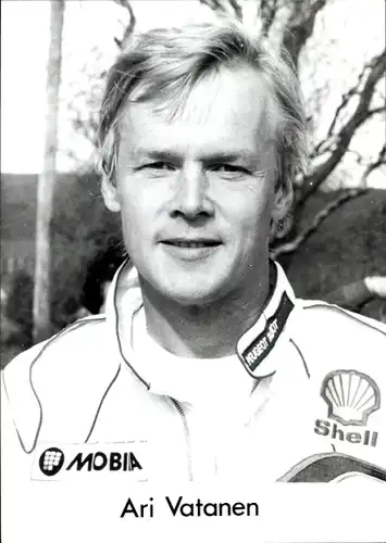 Ak Automobilrennfahrer Ari Vatanen, Portrait, Motorsport