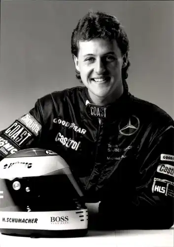 Foto Ak Automobilrennfahrer Michael Schumacher, Team Sauber Mercedes, Formel 1