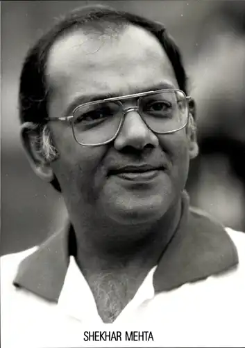 Ak Rallyefahrer Shekhar Mehta, Portrait, Brille