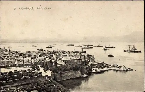 Ak Korfu Griechenland, Panorama