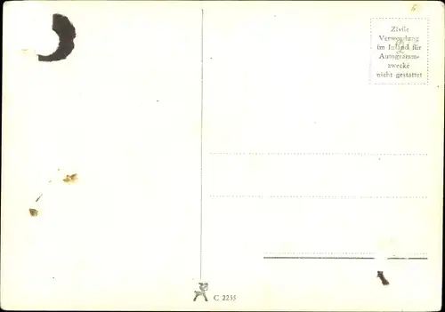 Ak Schauspielerin Sybille Schmitz, Portrait mit Hut, Tobis Film