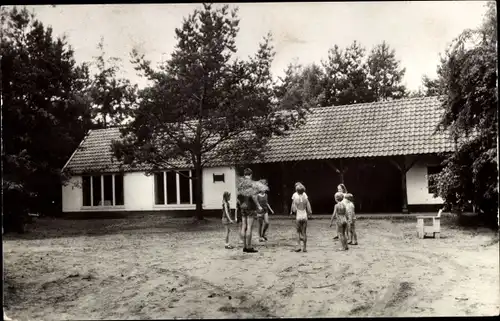 Ak Elspeet Gelderland, Buitencentrum Ruighenrode, Hoofdgebouw Kinderkamp