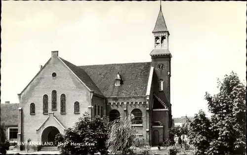 Ak Sint Annaland Zeeland Niederlande, N. H. Kirche