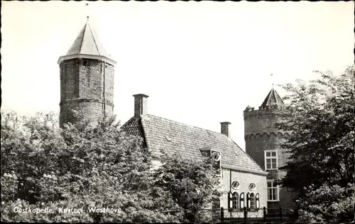 Ak Oostkapelle Walcheren Zeeland, Schloss Westhove