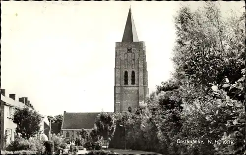 Ak Oostkapelle Walcheren Zeeland, Kirche