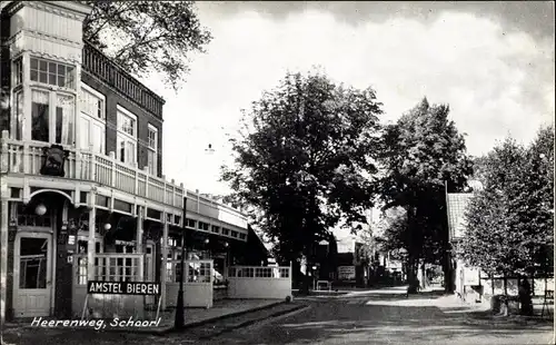 Ak Schoorl Nordholland Niederlande, Heerenweg, Amstel Bieren