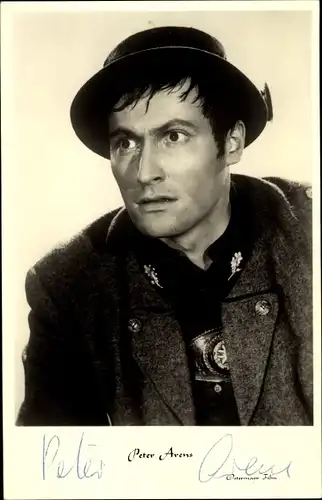 Foto Ak Schauspieler Peter Arens, Portrait, Autogramm