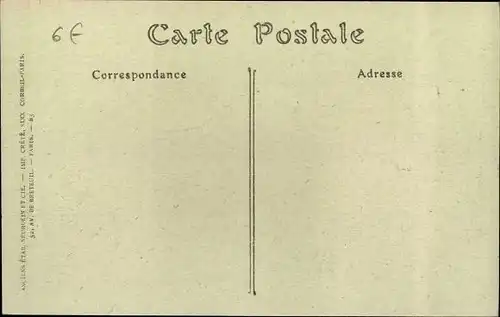 Ak Ermenonville Oise, Sabliere