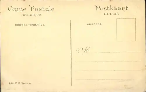 Ak Bruxelles Brüssel, Expo, Weltausstellung 1910, Grüner Hund