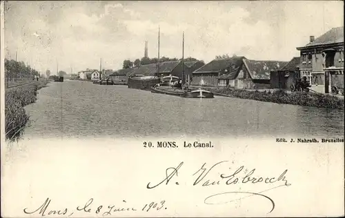 Ak Mons Wallonie Hennegau, Kanal