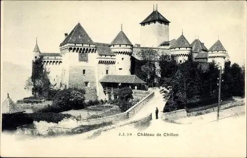 Ak Chillon Montreux Kanton Waadt, Schloss