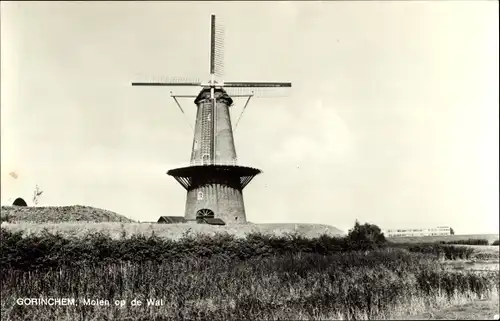 Ak Gorinchem Südholland Niederlande, Molen op de Wal