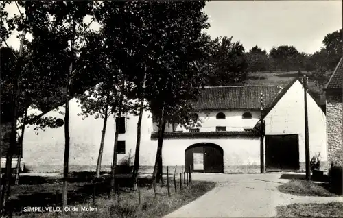 Ak Simpelveld Limburg Niederlande, Alte Mühle