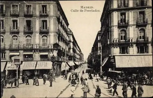Ak Madrid, Spanien, Calle de Preciados