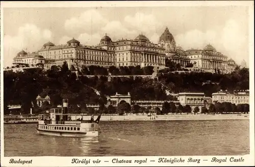Ak Budapest Ungarn, Königliche Burg
