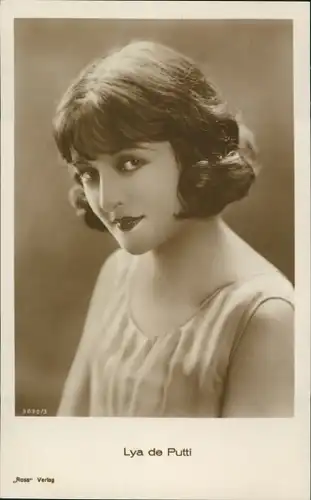 Ak Schauspielerin Lya de Putti, Portrait