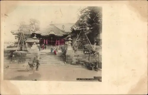 Ak Präfekt Yokohama. Kanagawa Japan, Tempel