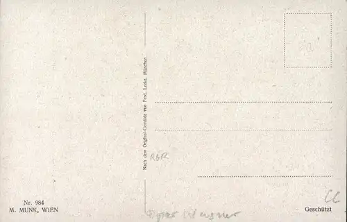 Ak Tristan und Isolde, Richard Wagner, Opernszene