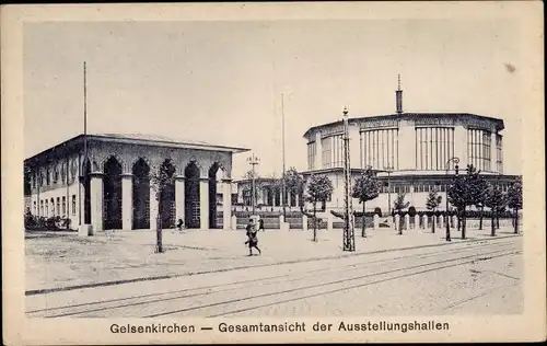 Ak Gelsenkirchen im Ruhrgebiet, Ausstellungshallen