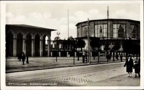 Ak Gelsenkirchen im Ruhrgebiet, Ausstellungsgebäude