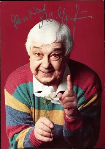 Ak Schauspieler Wolfgang Gruner, Portrait, Autogramm