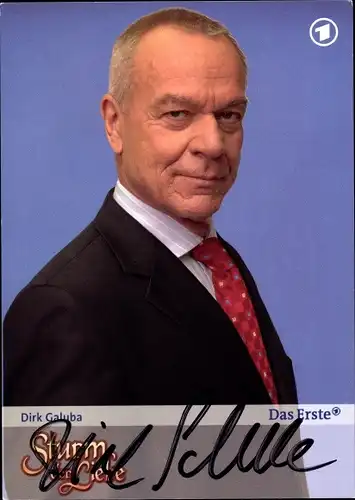 Ak Schauspieler Dirk Galuba, Portrait, Autogramm, Sturm der Liebe