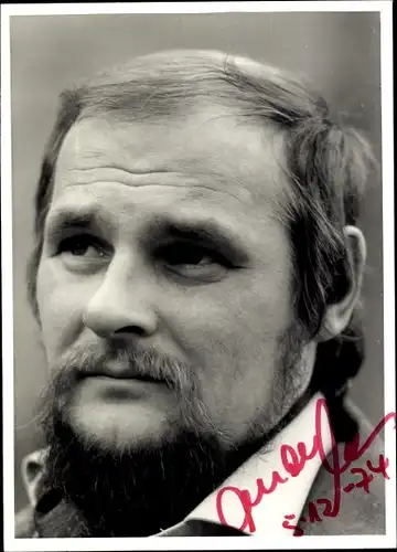 Ak Schauspieler A. Becker, Portrait, Autogramm