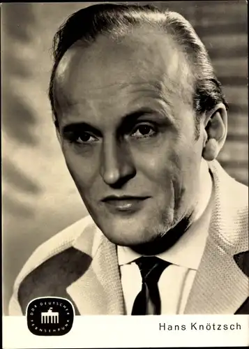 Ak Schauspieler Hans Knötzsch, Portrait, DDR Deutscher Fernsehfunk