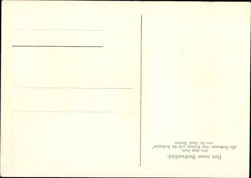 Ak Bochum im Ruhrgebiet, Bochum-Lied, Wappen, Teilansicht