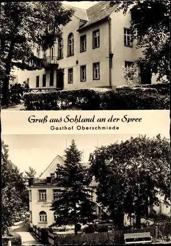 Ak Sohland an der Spree, Gasthof Oberschmiede