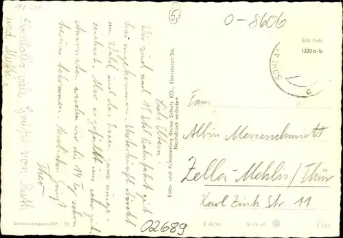 Ak Sohland an der Spree, Gasthof Oberschmiede