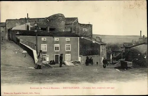 Ak Dieulouard Meurthe et Moselle, Chateau fort construit vers 997