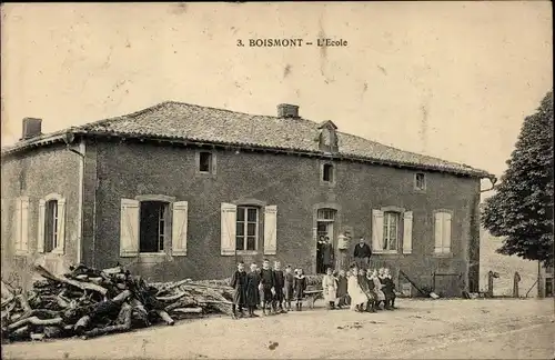 Ak Boismont Meurthe et Moselle, Schule