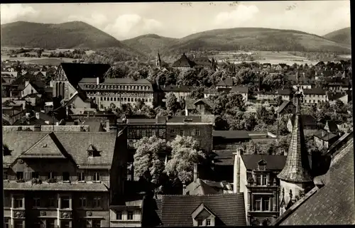 Ak Saalfeld an der Saale Thüringen, Franziskaner-Kloster, Ortsansicht