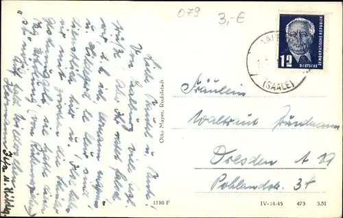 Ak Saalburg Ebersdorf in Thüringen, Saaletalsperre, Brücke, Boot