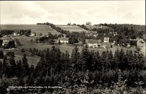 Ak Schellerhau Altenberg im Erzgebirge, Panorama