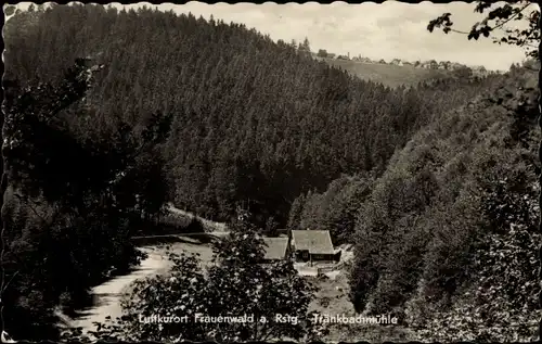 Ak Frauenwald am Rennsteig Ilmenau in Thüringen, Tränkbachmühle