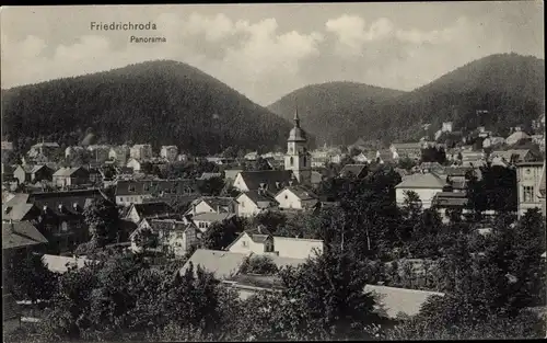 Ak Friedrichroda im Thüringer Wald, Panorama