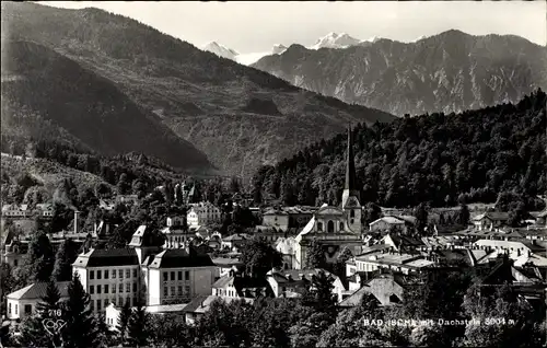 Ak Bad Ischl in Oberösterreich, Ort mit Dachstein