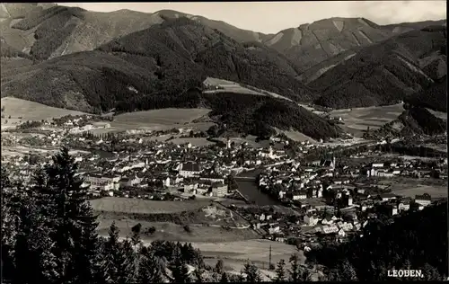 Ak Leoben Steiermark, Gesamtansicht