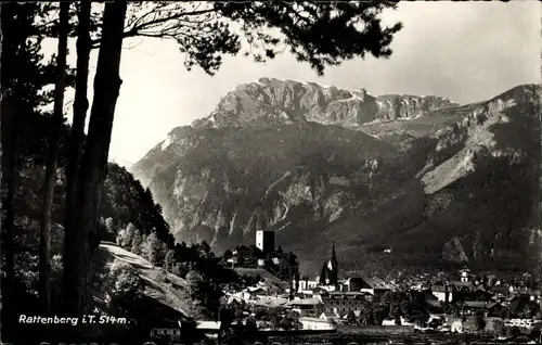 Ak Rattenberg in Tirol, Ort mit Umgebung