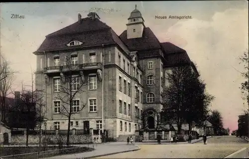 Ak Zittau in Sachsen, Neues Amtsgericht