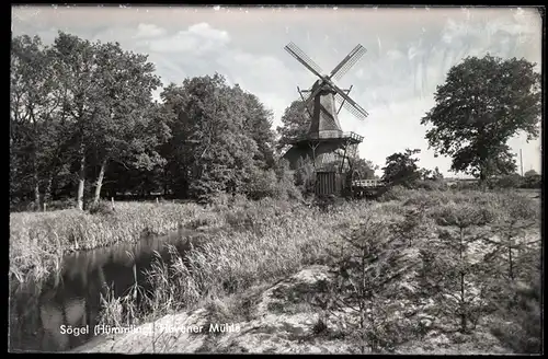 8 Glas Negative Sögel im Emsland, Park, Jagdschloss, Kirche