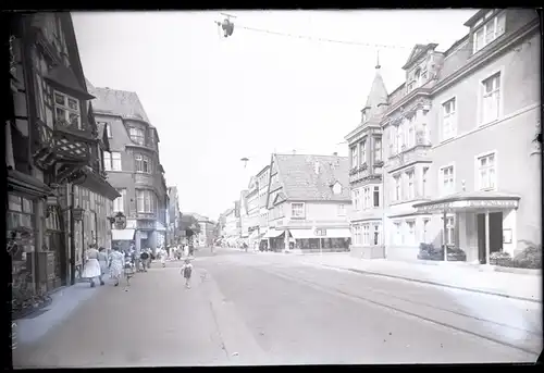 5 Glas Negative Detmold in Nordrhein Westfalen, Park, Fluss, Hauptstraße