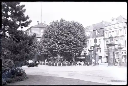 5 Glas Negative Detmold in Nordrhein Westfalen, Park, Fluss, Hauptstraße