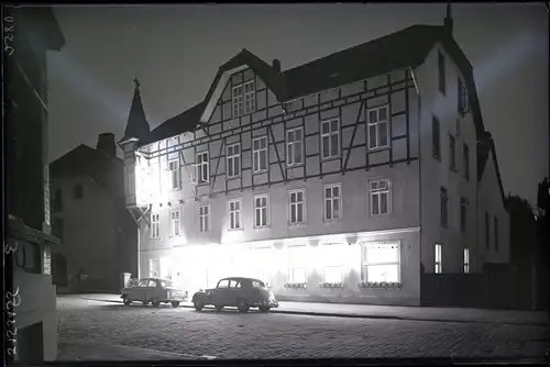 7 Glas Negative Detmold in Nordrhein Westfalen, Kirche, Wirtschaft, Hotel