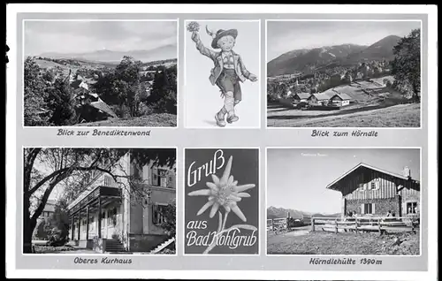 6 Glas Negative Bad Kohlgrub in Oberbayern, Totale, Telegramm